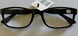 Plastic Framed ~ Reading Eye Glasses ~ Black Frames ~ +3.00 Strength ~ K49 - £11.93 GBP