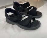 NUNN BUSH MEN&#39;S SANDAL US 9 BLACK 2 STRAP  NEW W/ BOX - $40.59