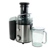 MegaChef Wide Mouth Juice Extractor with Dual Speed Centrifugal, Stainless Steel - £67.11 GBP