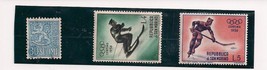 2 San Marino Olympics 1956 MNH Stamps Plus a Finland Stamp - $43.59 MXN