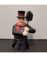 Vintage Dept. 56 Dicken&#39;s Village Hinged Trinket Box Black Chimney Sweep... - $11.87