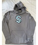 Seattle Kraken Fanatics NHL Authentic Pro Hoodie Gray Men's XL NWT Pullover - $44.54