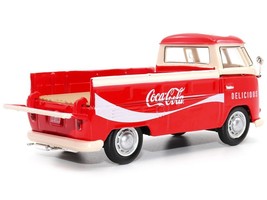 1962 Volkswagen T1 Pickup Truck Red and White &quot;Refreshing Coca-Cola&quot; 1/43 Dieca - £28.30 GBP