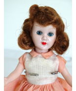 Vintage 1950&#39;s Richwood 8&quot; Sandra Sue Hard Plastic in Orange/White Dress... - £75.28 GBP