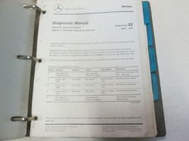 1980s 1990s Mercedes Gas &amp; Moteurs Diesel Service Manuel Supplément Mises - £110.59 GBP