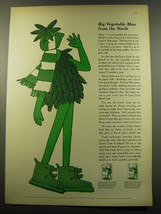1959 Green Giant Peas Ad - Big Vegetable Man from the North - $18.49