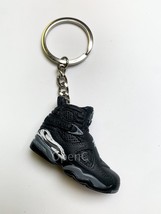 Air Jordan 8 Chrome 3D Mini Sneaker Key Chain - £11.70 GBP