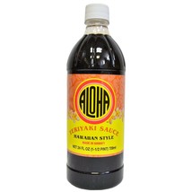 Aloha Hawaiian Teriyaki Sauce 24 Oz. (Pack Of 3) - £59.35 GBP