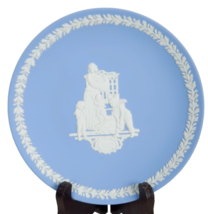 Wedgwood Blue Jasperware Plate Mother Ceramic Vintage 1993 - £10.38 GBP