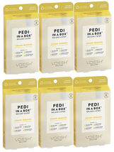Voesh Pedi In A Box Deluxe 4 Step Pedicure - Lemon Quench (Pack Of 6) - $39.90