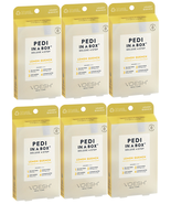 Voesh Pedi In A Box Deluxe 4 Step Pedicure - Lemon Quench (Pack Of 6) - $54.19 CAD