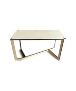 Elegant Rectangular Wooden Coffee Table, Handcrafted Modern Design for L... - $133.00