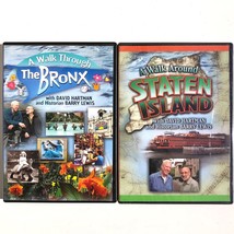 Travelogue DVD Lot of 2 A Walk Through the Bronx &amp; A Walk Around Staten Island - £8.64 GBP