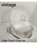 Mid century cake display / pan &amp;lid  - €24,33 EUR