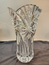 JG Durand Cristal D&#39;Arqes 24% Lead Crystal Vase- Vincenne Pattern 1998 - £48.30 GBP