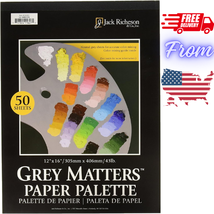 Jack Richeson Grey Matters Paper Palette 12 by 16-Inch 50 Sheets Color M... - $19.20