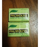 2 Vintage PALMOLIVE Soap Bar 3.5 Oz.  Still Sealed No Phosphorus Made In... - £11.64 GBP