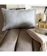 The HomeCentric Gray Satin Lumbar Pillow Cover - Radiant Charm - €34,14 EUR+