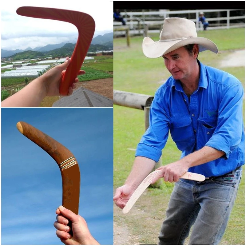 Play New Kangaroo Throwback V Shaped Boomerang Flying Disc Throw Catch Outdoor G - £32.07 GBP