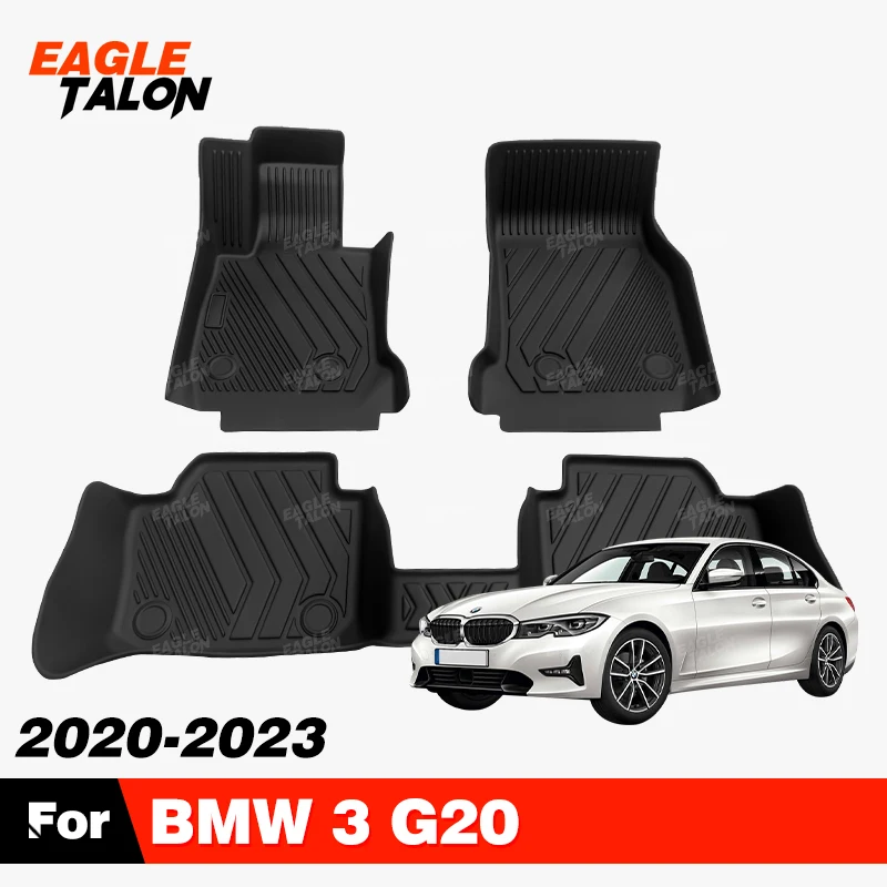 Custom tpe car floor mat for bmw 3 g20 2020 2021 2022 2023 full set carpet thumb200