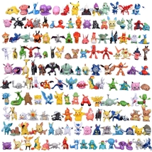 144 Pcs/Lot Mini Pokemonn Figure Pikachuu Kids Model 2-3cm PVC 6*24pcs Toys - £35.13 GBP