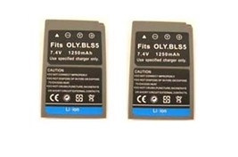 TWO 2X BLS-5 SBLS-5 Batteries for Olympus E-PL2, E-P3, E-PL3, E-PM1 PEN ... - £21.46 GBP