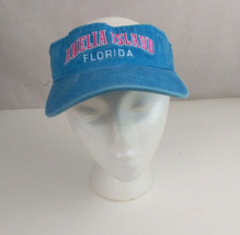 Amelia Island Florida Women&#39;s Embroidered Adjustable Visor Cap Hat - $12.60