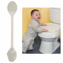 Children Baby Safety Toilet Seat Lock Cabinet Cupboard Door Fridge Locker Proof - £12.04 GBP