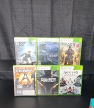 Lot Of 6 Games HALO (Xbox 360) 3, 4, Gears Of War 3, Black Ops, End War, &amp; More! - £21.94 GBP