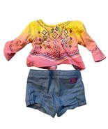 American Girl Lea Clark Bahia Outfit Tie-Dye Top &amp; Denim Shorts For 18&quot; ... - $33.60