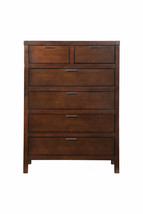 Lorraine 6 Drawer  &amp; 1 Open Shelf Chest, Cappuccino - $783.00