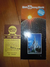 Walt Disney World Introducing Epcot Center Brochure &amp; Epcot Car Parking ... - £18.37 GBP