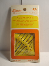 vintage 1960&#39;s Daisies 7-Pack Variety Hand Sewing Needles #2551- Unused ... - $15.00