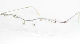 Vintage Augentraum At 952 1 Silver /GOLD /BROWN Eyeglasses Glasses 52-20-140mm - $66.93