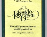 Lakeside Green Martinis Menu Chicago Hilton and Towers Chicago Illinois ... - $27.80