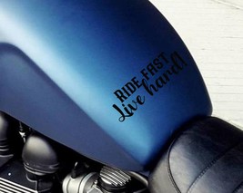 Motorcycle decal gas tank sticker / skin text vinyl bike decal 1pcs - £6.05 GBP