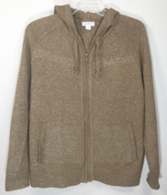 Guide Series Wool Blend Sweater Full Zip Hooded Olive Marled Colors Size 2X - £15.02 GBP