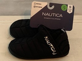 NEW! Women’s Nautica Slippers Mavis CW987-2 Black 5-6 Small - £15.43 GBP