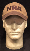 National Rifle Association NRA Brown Adjustable Baseball Style Cap Stitc... - £7.80 GBP