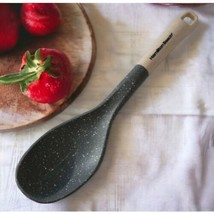 Hamilton Beach Nylon Spoon Slotted Cooking Utensil Speckled Gray Beige Large - £11.67 GBP