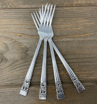 Set Of 4 Dinner Forks Coronation Community Plate 7.5” Oneida Silverplate... - $67.70 CAD