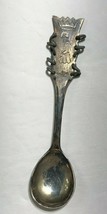 Crown Dangle Loop English Collector Souvenir Sterling Silver .925 Spoon - $98.99