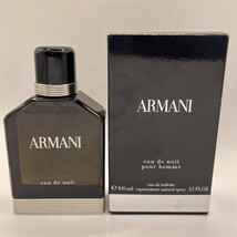 ARMANI Eau De Nuit Pour Homme 3.4 oz 100 ml Spray Men, New In Box - £87.33 GBP