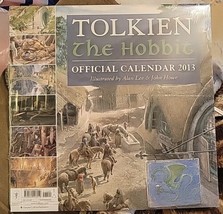 Tolkien The Hobbit 2013 Calendar Illustrated by Alan Lee &amp; John Howe New... - $64.34
