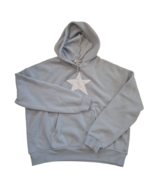 BETTER TOGETHER - Star - Woman&#39;s XL Light Blue Hoodie-Pullover-Casual-Star - $19.81