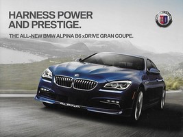 2016 BMW ALPINA B6 xDRIVE GRAN COUPE brochure catalog folder US 16 6-Series - £9.83 GBP
