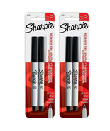 (2 Pack) NEW Sharpie Ultra Fine Point Permanent Markers, 2 Black Markers - $11.08 CAD