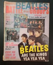 1964 Modern Annual Magazine-American vs Beatles Battle of the Groups - $37.53