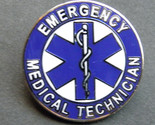 EMERGENCY MEDICAL TECHNICIAN EMT EMS PARAMEDIC LAPEL PIN 1 INCH - £4.49 GBP