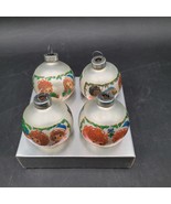 Four Vintage Hallmark 1974 Raggedy Ann &amp; Andy Boxed Glass Christmas Orna... - $283.06 MXN